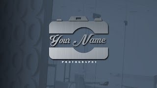 How to create Photography Logo in Photoshop 7 0 [upl. by Enale]