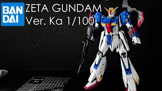 Bandai  ZETA GUNDAM VerKa 1100 MASTER GRADE Snap Build  Top coat fail MSZ006 Zeta Gundam [upl. by Wende]