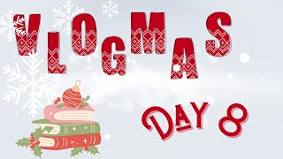 Vlogmas Day 8 Holiday Book Tag [upl. by Greysun]