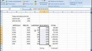 Cómo utilizar las funciones matemáticas de Excel II [upl. by Evelina162]