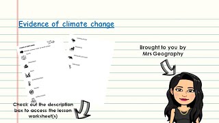 Evidence of climate change [upl. by Iarahs]