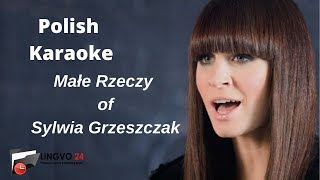 Polish Karaoke Małe Rzeczy of Sylwia Grzeszczak [upl. by Shawn139]