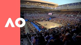 Melbourne Arena transforms for Melbourne United  Australian Open 2019 [upl. by Dasteel]