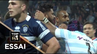 TOP 14  Essai Edwin MAKA R92  Racing 92  Agen  J26  Saison 20172018 [upl. by Allertse254]