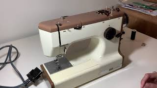 Waltsons Celestial Cub 4 Sewing Machine  bobbin winding [upl. by Tenej706]