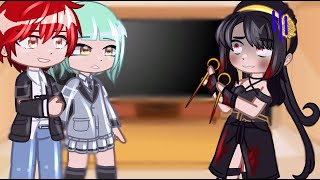 Assassination Classroom React To Yor As New Teacher  Gacha React [upl. by Leelah811]