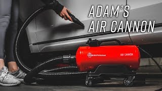 Heated Forced Air Touchless Car Drying System  Adams Air Cannon [upl. by Adnalram]