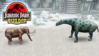 Megaforna BATTLE  Jurassic Park Builder GLACIER  Ep28 HD [upl. by Nonnahc]