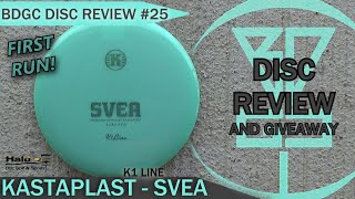 BDGC Disc Review 25 Kastaplast  Svea Giveaway ended 1122020 [upl. by Nanreh675]