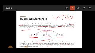 Intermolecular forces and difference between intermolecular and intramolecular forces [upl. by Fogg414]