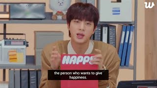 LIVE 🔴 JIN Happy Album Unboxing Live on Weverse with Eng Sub [upl. by Parthinia]