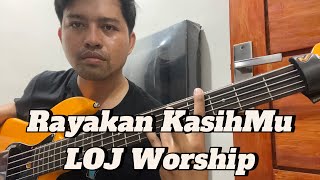 Ending Rayakan KASIHMU LOJ Worship Bass cover  Ending basscover lagurohanikristen tutorial [upl. by Lowell344]