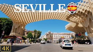 Seville Spain  Experience the City in 4K 60fps [upl. by Alecram]