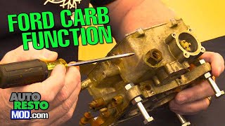 Ford Carburetor Operation [upl. by Greeson420]