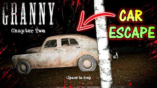 Car Escape In Granny Chapter Two  Unofficial Mod [upl. by Aer549]