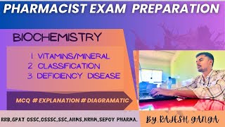 VITAMINSBIOCHEMISTRYEXPLANATIONRRB PHARMACIST [upl. by Yror]