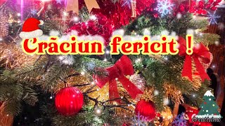 🎀SĂRBĂTORI FERICITE 🎄 CRĂCIUN FERICIT ⛄LA MULȚI ANI  Felicitări urări și mesaje de Crăciun [upl. by Carmencita]