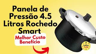 Panela de Pressão 45 Litros Rochedo Smart Fechamento Externo Preta Qual Panela Comprar [upl. by Frida931]