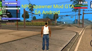 NPC spawner mod GTA San Andreas Android [upl. by Razid]