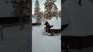 Winter in Lapland 🤍 Dreaming about these magical moments lapland snow snow [upl. by Htidra]