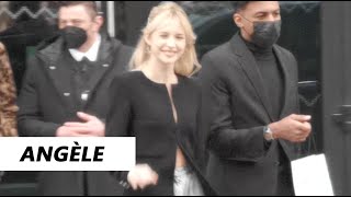 Angèle CHANEL Paris Fashion Week 2022  PFW [upl. by Cindra]