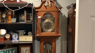 Emperor Westminster Chime Grandmother Clock chimes 1 PM [upl. by Adlesirhc442]