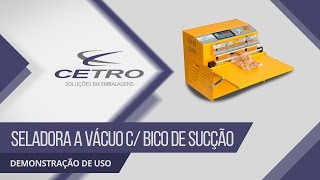 Seladora a vácuo industrial Cetro LANÇAMENTO [upl. by Adnalro]