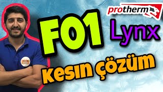 PROTHERM LYNX F01  F1 ARIZASI NASIL GİDERİLİR [upl. by Nosyla]