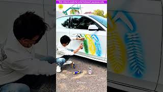 Magical car spray painting 😍 Viral Gadgets Smart Appliances Home Inventions MTS Gyan [upl. by Enom]