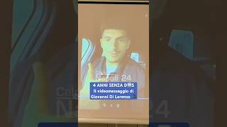 DI LORENZO videomessaggio per il MEMORIAL MARADONA 📲🔟💙 [upl. by Ilatfen]