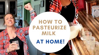 How to Pasteurize Raw Milk [upl. by Leisha]