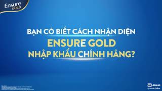 BẠN CÓ BIẾT CÁCH NHẬN DIỆN ENSURE GOLD NHẬP KHẨU CHÍNH HÃNG [upl. by Tor]