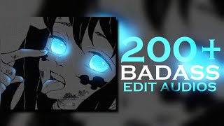 200 badass edit audios because you need them💖🔥 [upl. by Enamart299]