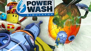 PghLFilms Plays SPONGEBOB POWERWASH CLEANING SIMULATOR DLC [upl. by Raimundo]