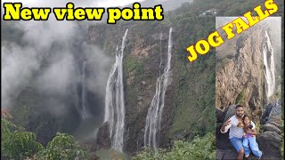 Best amp New view point of jog falls jogo jog falls waterfall [upl. by Anilatac]