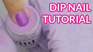 HOW TO DO DIP NAILS AT HOME  AzureBeauty Kit Review [upl. by Tamar]