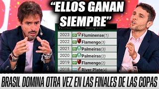 DISCUSIÓN CALIENTE ENTRE MARIANO CLOSS Y ESTEBAN EDUL POR LA HEGEMONÍA BRASILEÑA EN LA LIBERTADORES [upl. by Darom]