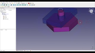 Création filetages avec Freecad [upl. by Niklaus]