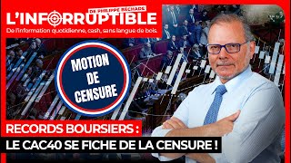 Records boursiers  Le CAC40 se fiche de la censure [upl. by Rollie852]