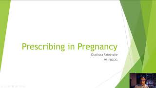 Prescribing in pregnancy [upl. by Leunamnauj381]