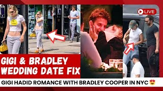 Gigi Hadid Romance with Bradley Cooper in NYC  Gigi Hadid Bradley Cooper Wedding Date [upl. by Sekyere]