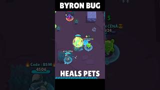 Byron BUG  HEALS EVERYTHING ☠️ brawlstars supercell gaming shorts [upl. by Niai30]