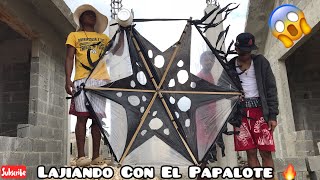 Volando El Papalote 🔥 Lajiando con La Chichigua Mas Grande 😱Haciendo Guiso🔥 Papalote O Cometa 🪁 [upl. by Del]