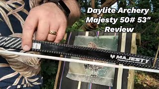 Daylite Archery Majesty 50 KTB bow review 220fps Korean bow 3K Carbon [upl. by Aterg696]