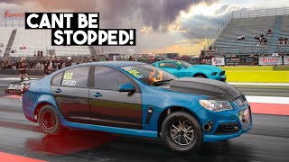 Chevy SS Catches Fire amp Comes Back  WORLDS FASTEST 240 Returns TX2K Day 2 [upl. by Frasier]