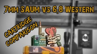 7mm SAUM vs 68 Western  Cartridge Comparison [upl. by Assille]