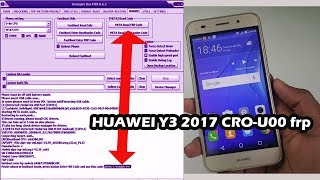 HUAWEI Y3 2017 CROU00 FRP Fast Boot By Free FRP Code [upl. by Immac394]