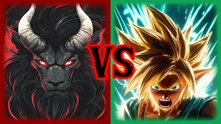 Zelda TotK Moment  Lynel vs Super Saiyan Link [upl. by Anelav]