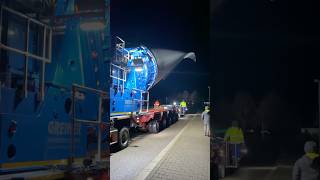 Windrad Flügeltransport Live Diethensdorf sachsen drone travel windmill windmills energy [upl. by Ellatnahc]