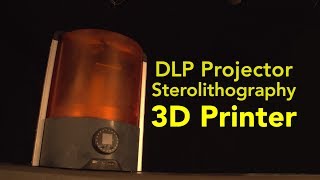 DLP Projector Stereolithography 3D Printer [upl. by Ilenna]